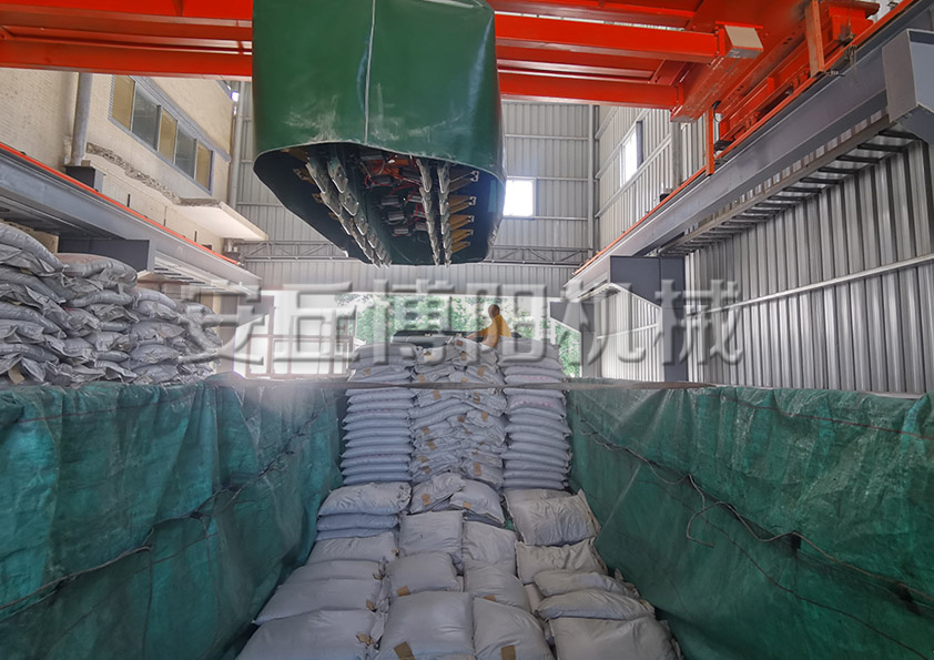 安丘博陽機械生產(chǎn)的化肥全自動裝車機的優(yōu)勢是什么？