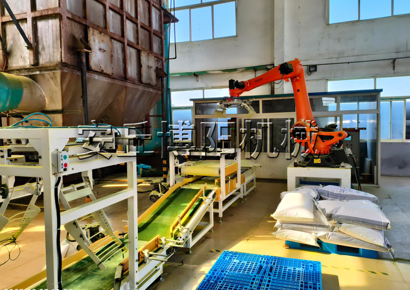 飼料顆粒自動碼垛機器人的使用優(yōu)勢是什么？