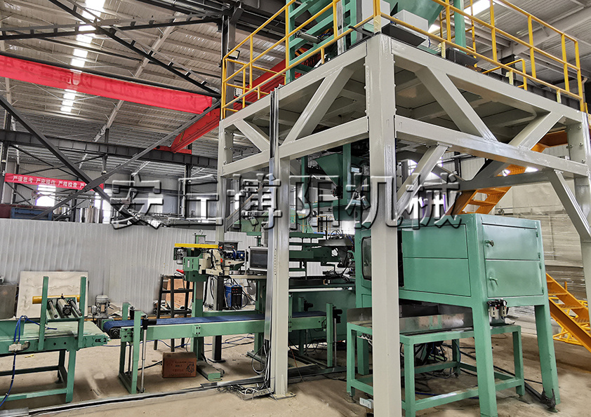 澆注料全自動(dòng)包裝設(shè)備配套自動(dòng)碼垛機(jī)械手如何工作？