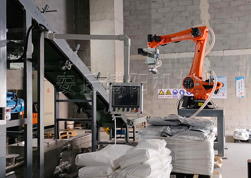 氧化鋅粉全自動拆包機械手的工作流程和特點是什么？