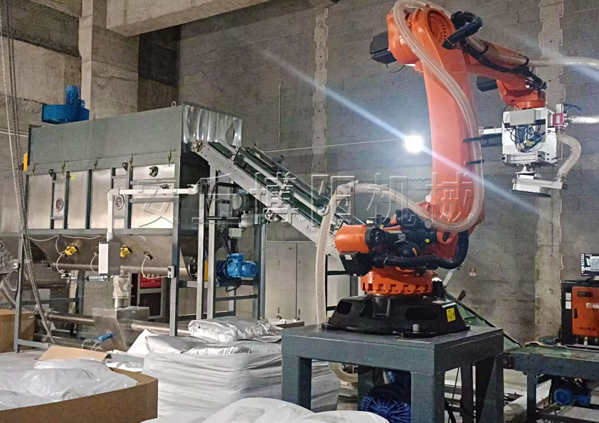 PVC粉自動拆包機械手特點 全自動拆包機器人應(yīng)用廣泛