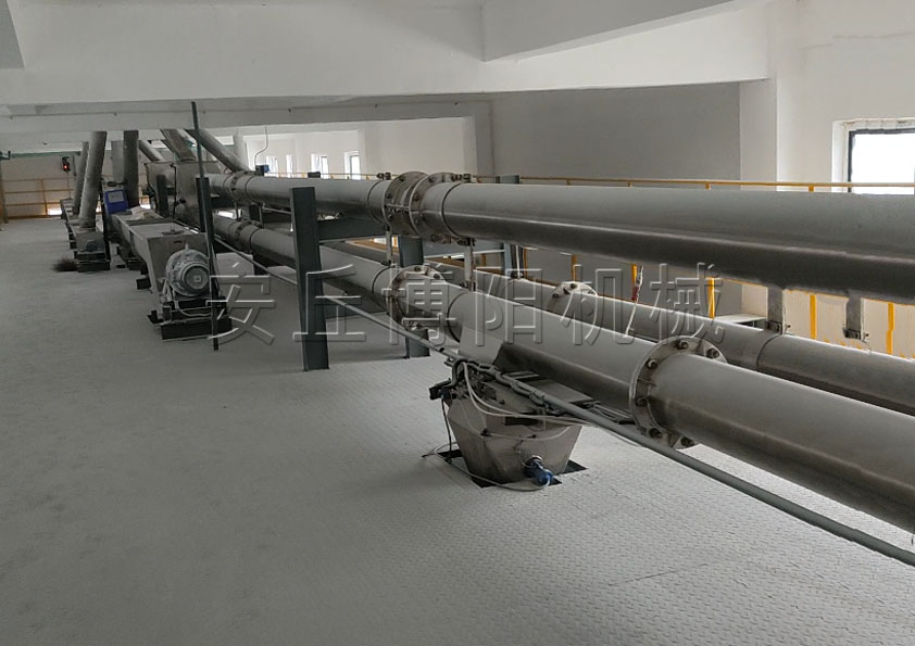 氯化鉀管鏈輸送機(jī)優(yōu)勢(shì)特點(diǎn) 管鏈?zhǔn)椒垠w輸送機(jī)概述