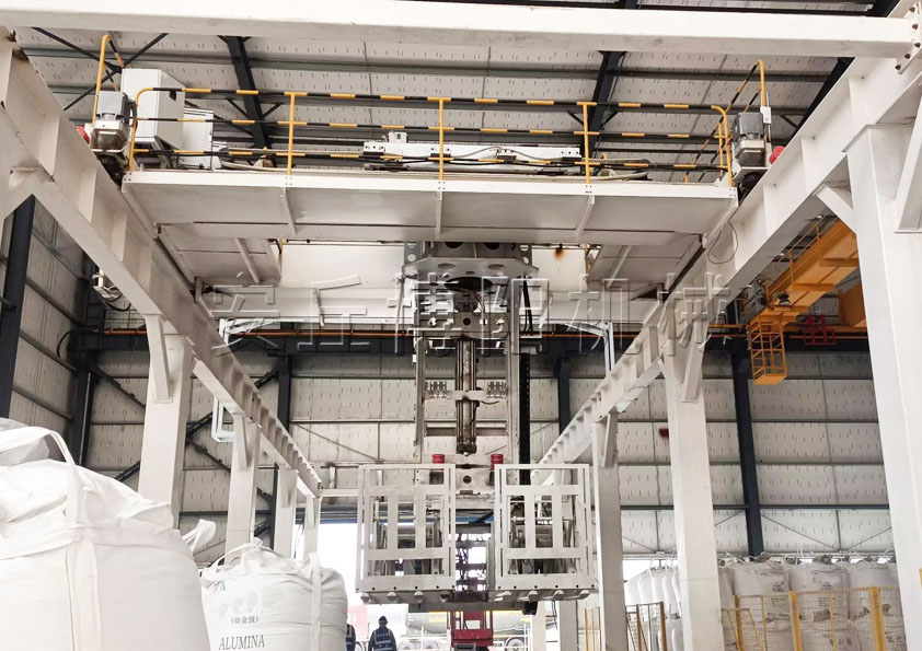 氧化鋁全自動噸袋裝車機 1噸粉料噸袋全自動裝車設備