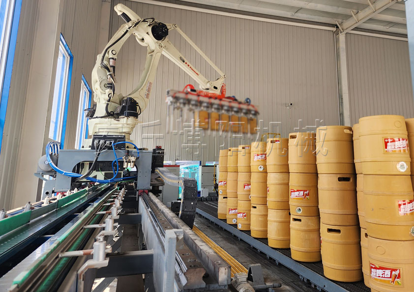 推進(jìn)式自動(dòng)裝車機(jī)：啤酒桶裝車作業(yè)的智能化革命