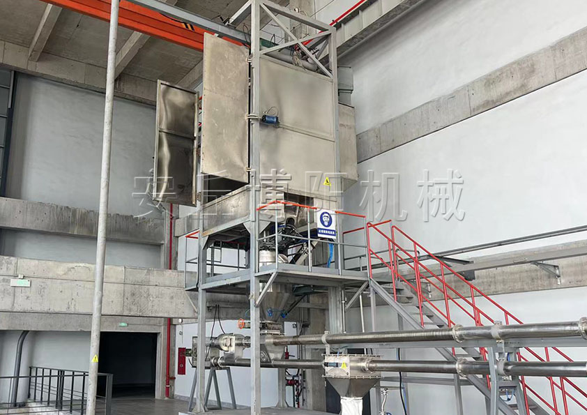 工業(yè)鹽噸袋拆袋設(shè)備 無塵噸袋拆包機(jī)配套使用